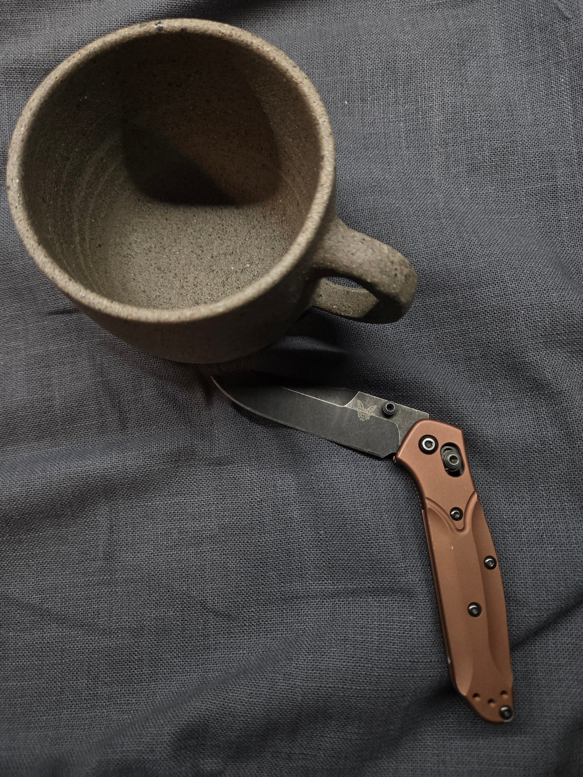 Handcrafted Black Sand Mug